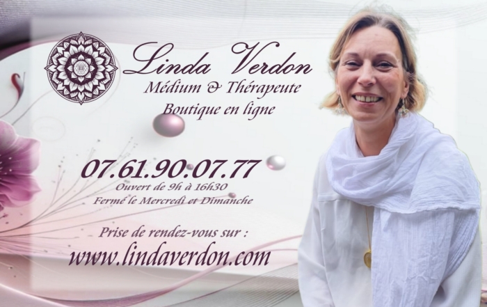 Linda Verdon - Cabinet et Boutique à Châtillon-sur-Marne, offrant voyance, Reiki et soins énergétiques pour améliorer votre bien-être spirituel.
