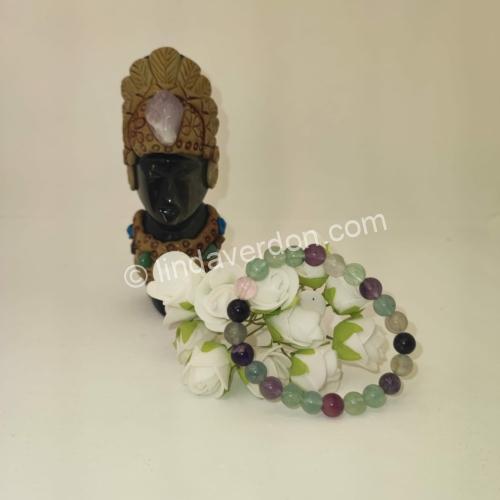 Bracelet Fluorite - (Perle de 6/8mm)