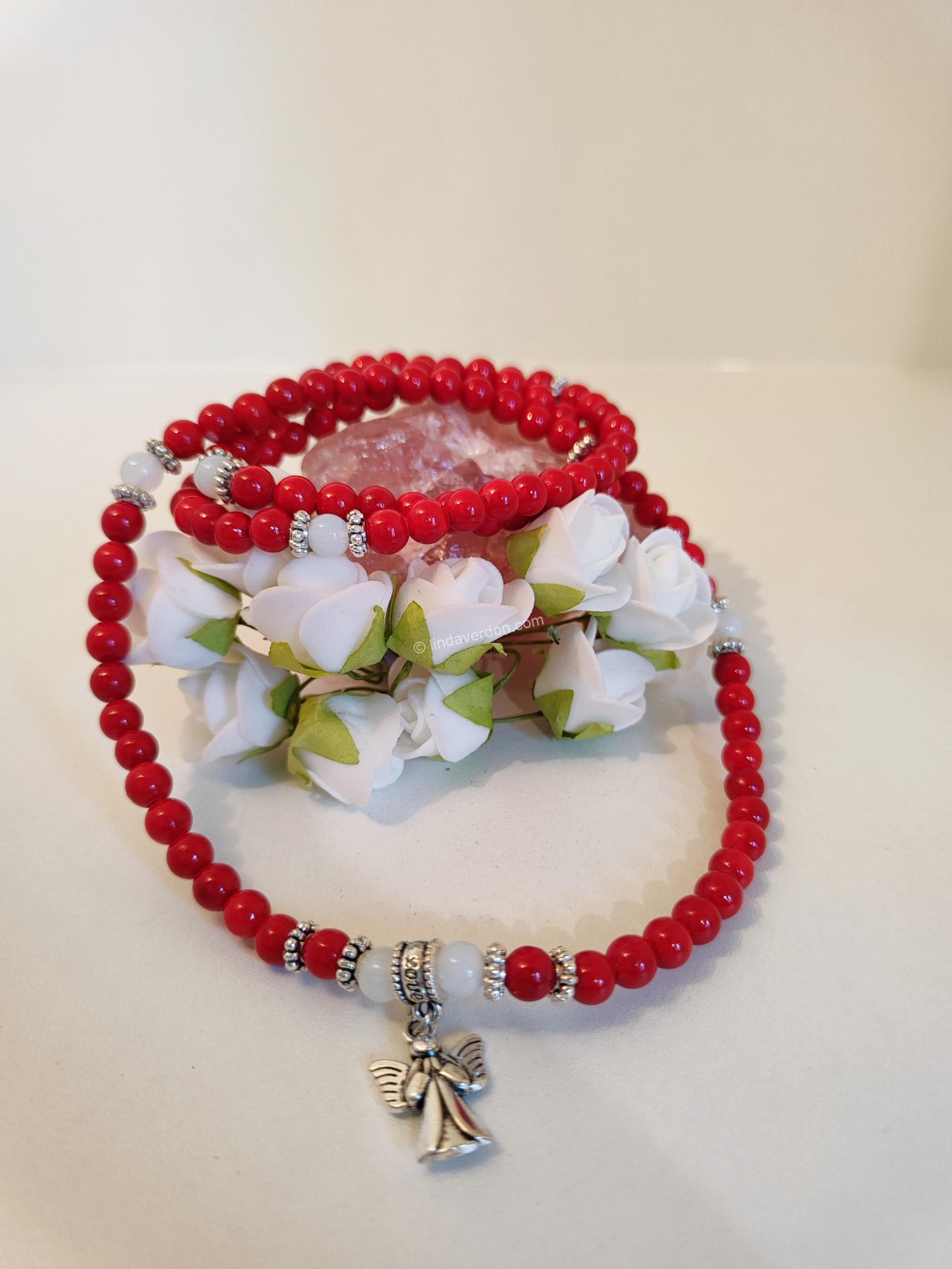 Mala Jade Rouge Mashan (perles 6 mm)