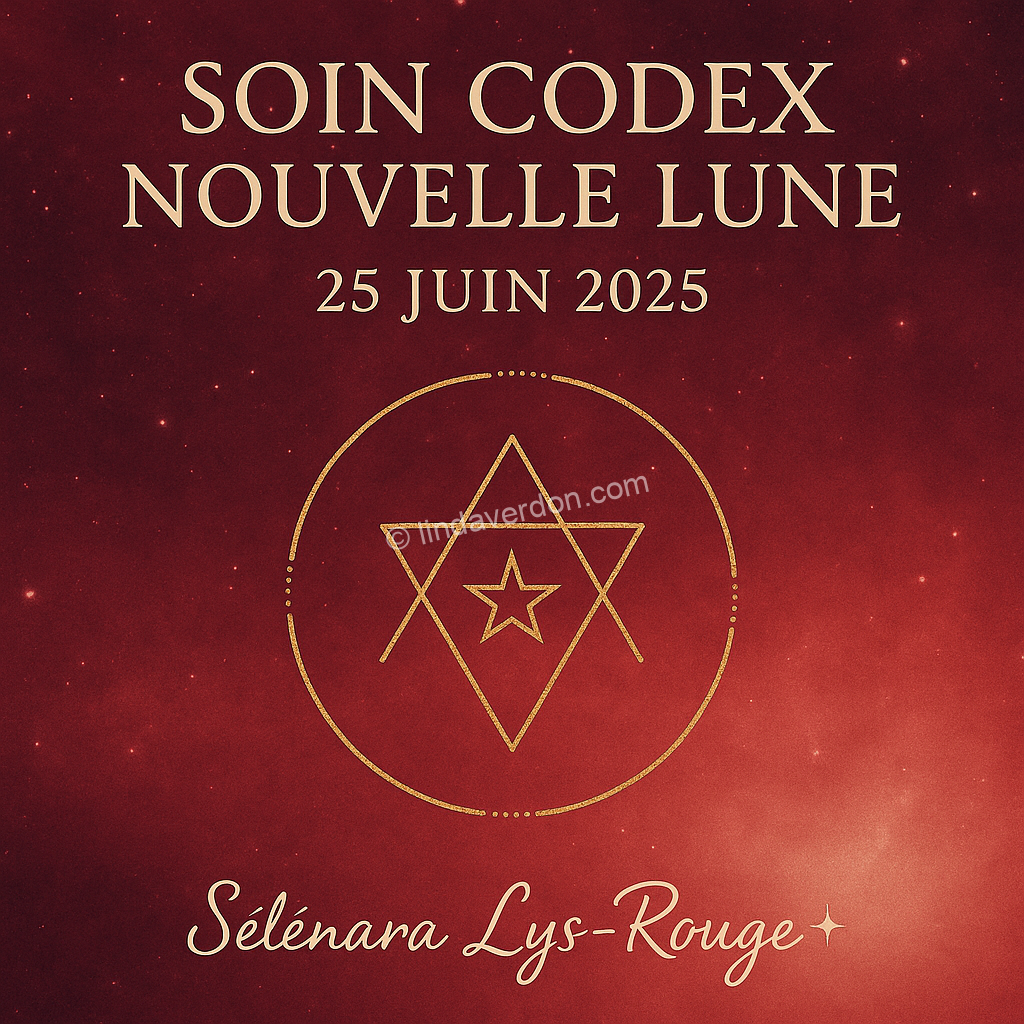🔮 Soin Codex Nouvelle Lune – 25 juin 2025 | Purification ✧ Ancrage ✧ Mission d’Âme