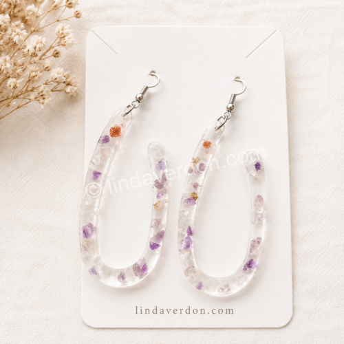 ✨ Boucles d’oreilles Rhodochrosite – Création artisanale ✨