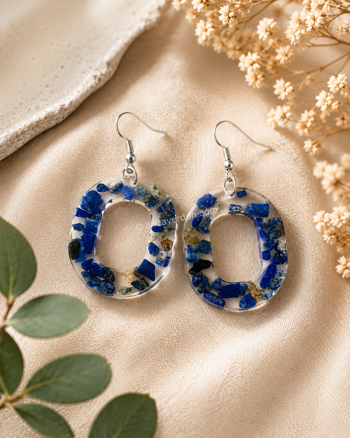 Boucles d’Oreilles Lapis-Lazuli Élégance Céleste ✨