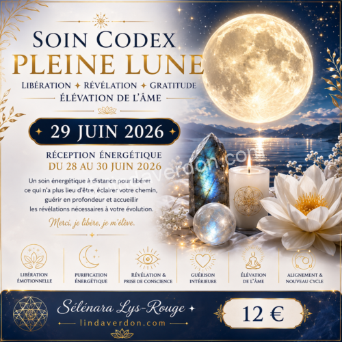 🌕 SOIN CODEX PLEINE LUNE DU 29 JUIN 2026