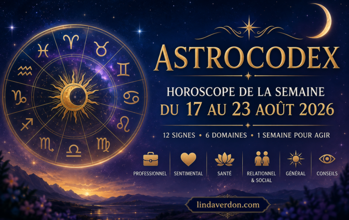 horoscope août 2026, horoscope hebdomadaire août 2026, prévisions astrologiques semaine, astrologie août 2026, horoscope des 12 signes, Astrocodex août 2026