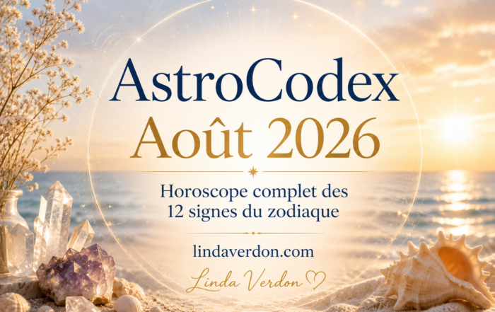 Découvrez l'AstroCodex d'août 2026 avec l'horoscope complet des 12 signes du zodiaque : amour, travail, finances, santé, vie sociale et conseils du mois.